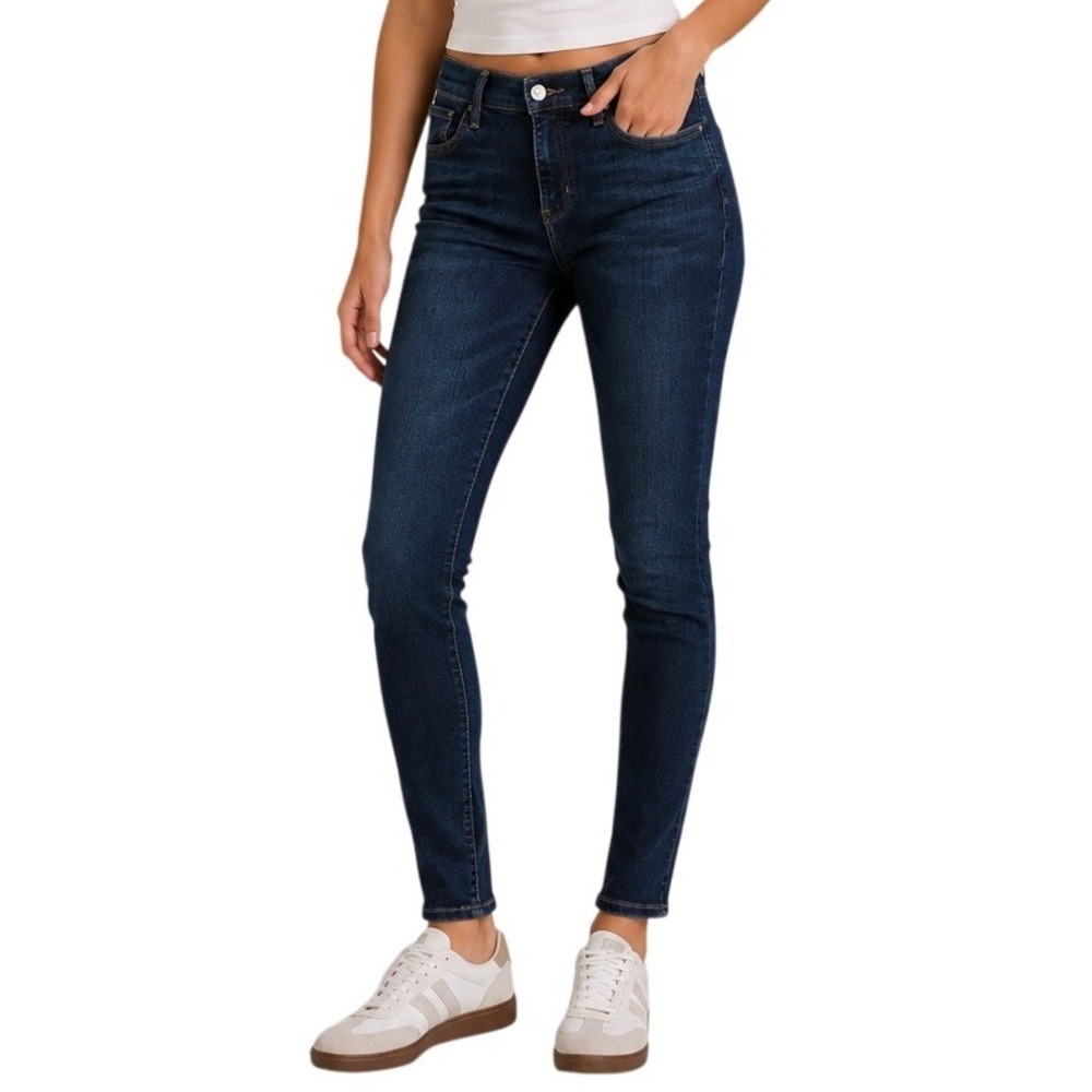 Levis 720 Dark Wash Indigo‎ High Rise Super Skinny Jeans Womens 28x32
